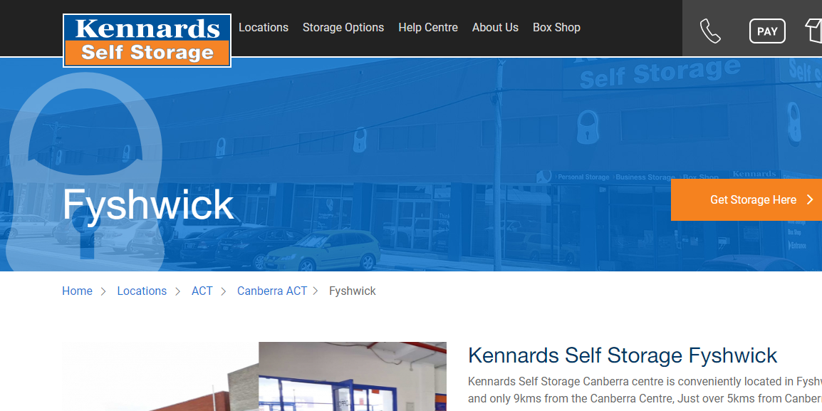 Self-storage Canberra
