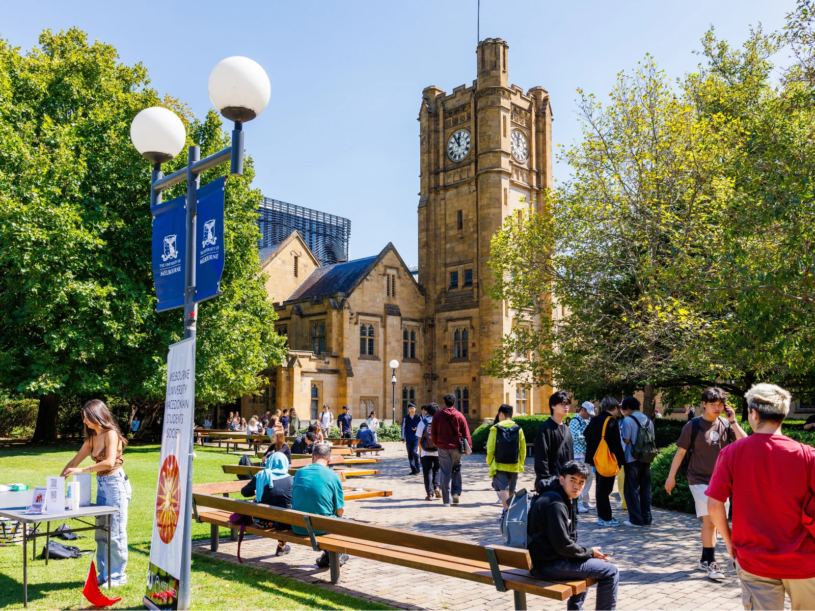 University of Melbourne campus clocktower