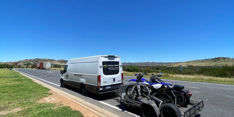 Motorbike transport Australia