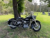 Motorcycle Harley Davidson 66 Shovelhead FLH