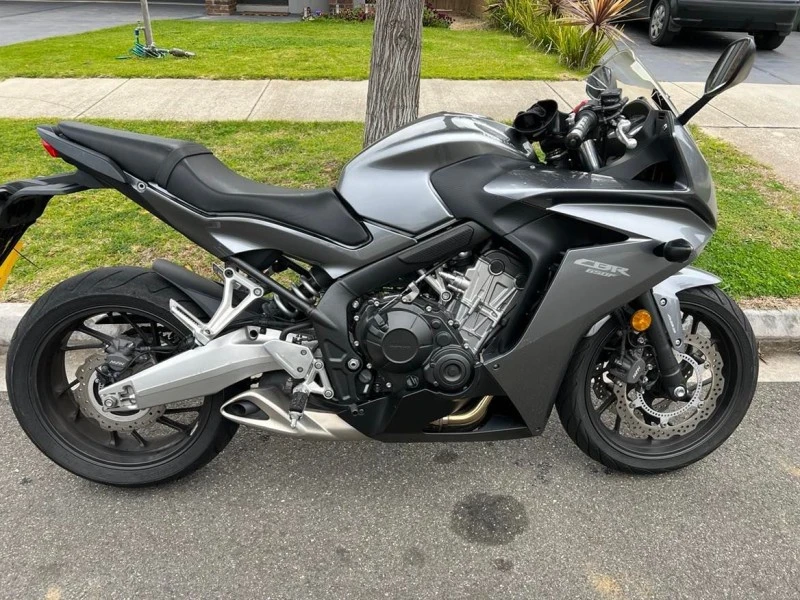 Motorcycle honda cbr 650f