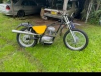 Motorcycle Ducati 1970. 450 scrambler