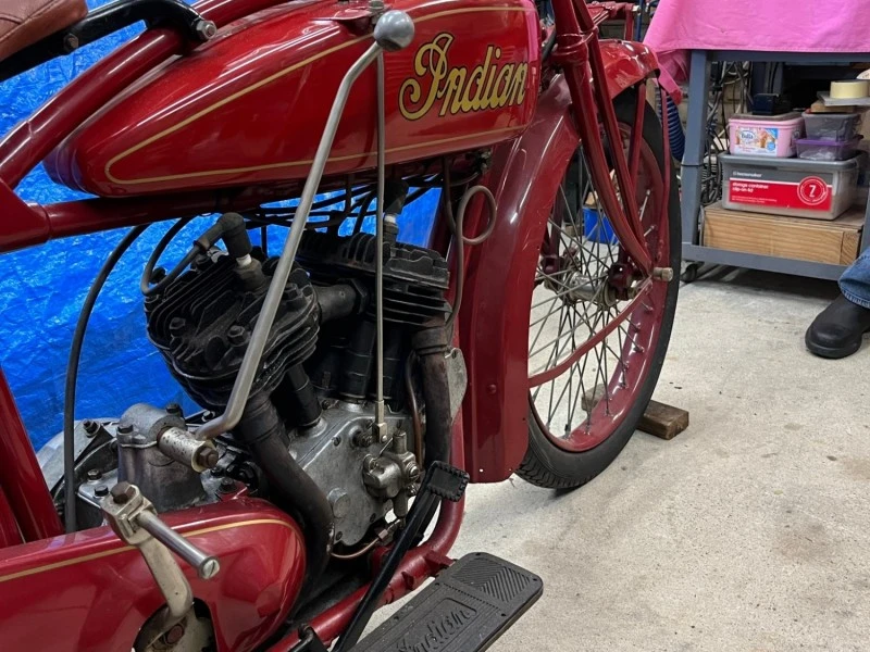 Motorcycle indian scout 1923