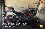 Motorcycle Suzuki GSX-125s