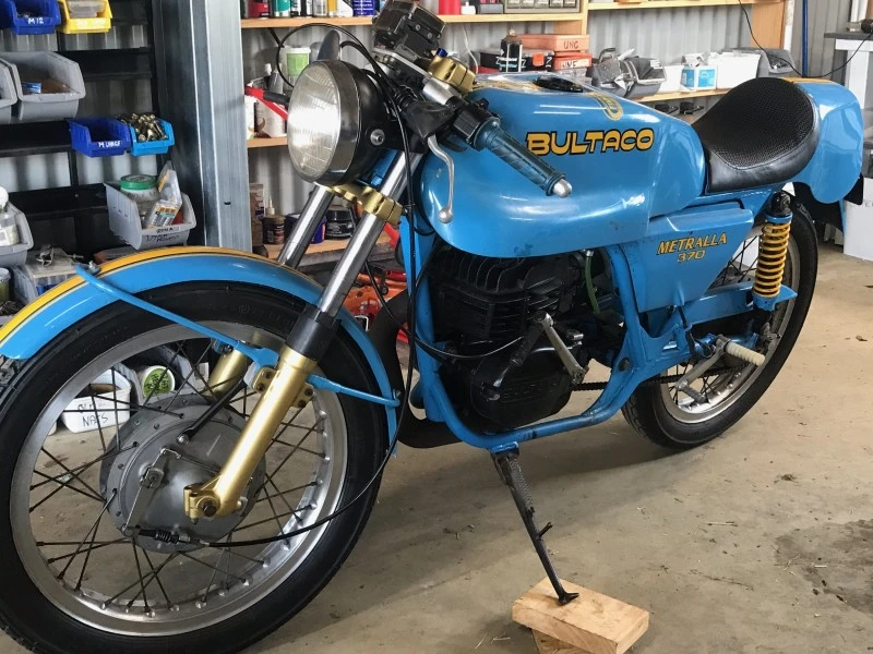 Motorcycle Bultaco Metralla