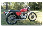 Motorcycle BSA A65L