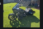 Motorcycle harley davidson street glide