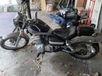 Motorcycle honda rebel cmx 250