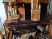 Traditional early 20th century upright piano
