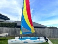 Sail boat 13ft catamaran with trailer