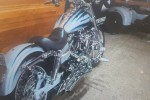 Motorcycle harley dyna cvo