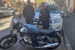 Motorcycle moto guzzi custom