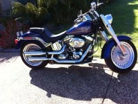 Motorcycle HARLEY DAVIDSON FLST FAT BOY