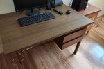 Double Bed, Dining Table with 8 chairs, 3 x Desk, 3 x Bedside Table, D...