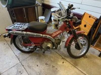 Motorcycle Honda CT110 Postie