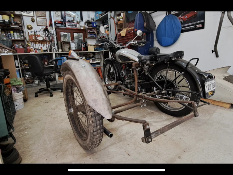 Dusting Sidecar - Side Car Frame and Side Car Body they are seperate -...