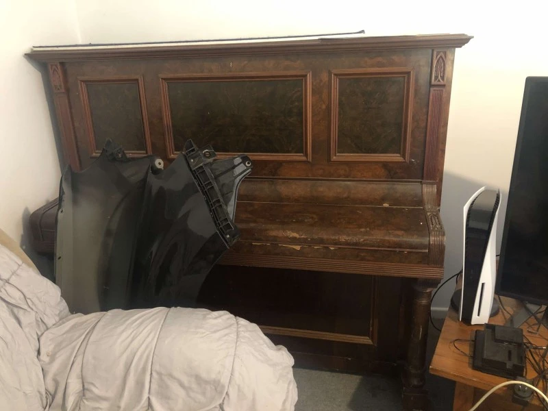 Upright Julius Phaffer piano