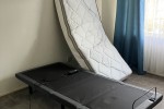 A single electronic bed base and mattress, A replacement king single w...