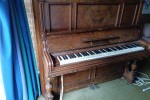 German 1880s upright piano