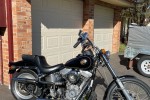 Motorcycle harley fxst