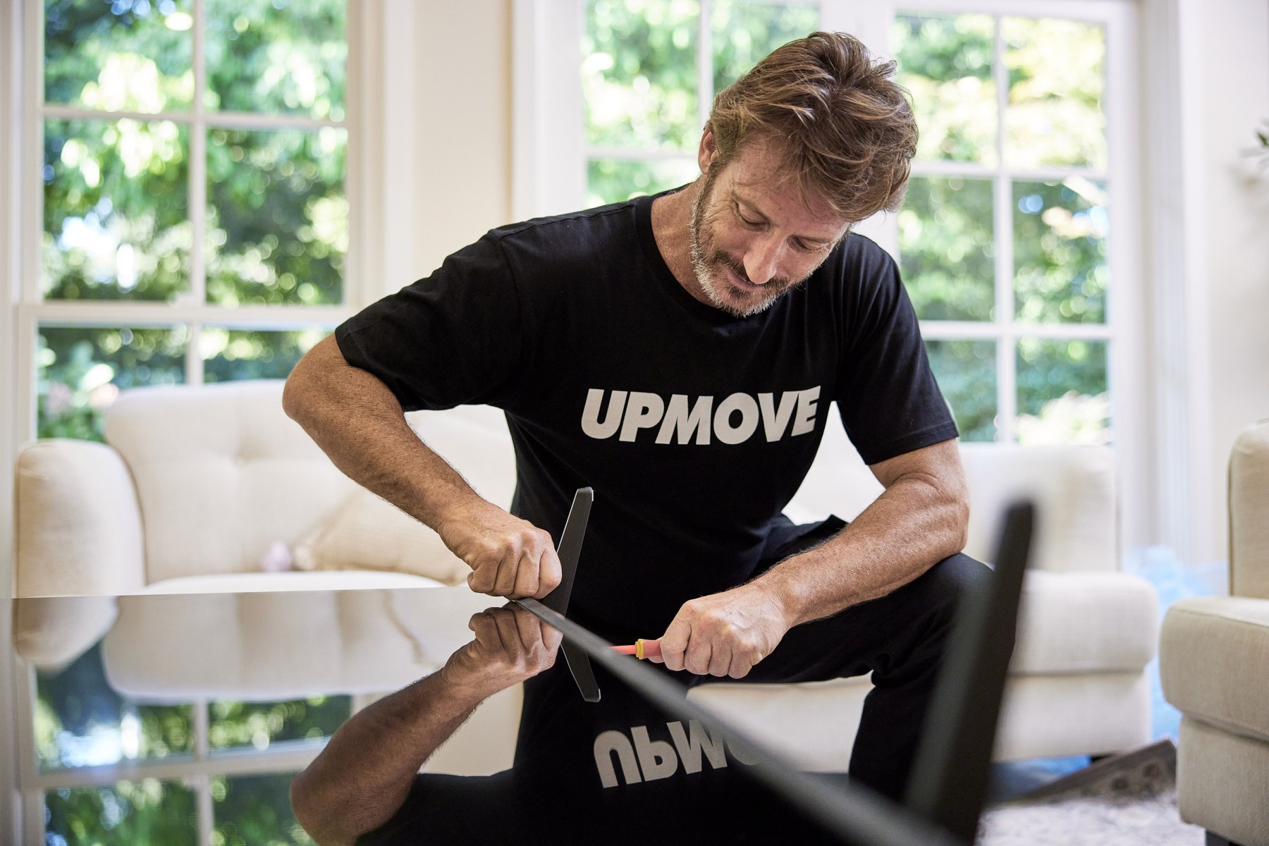 removalists with television