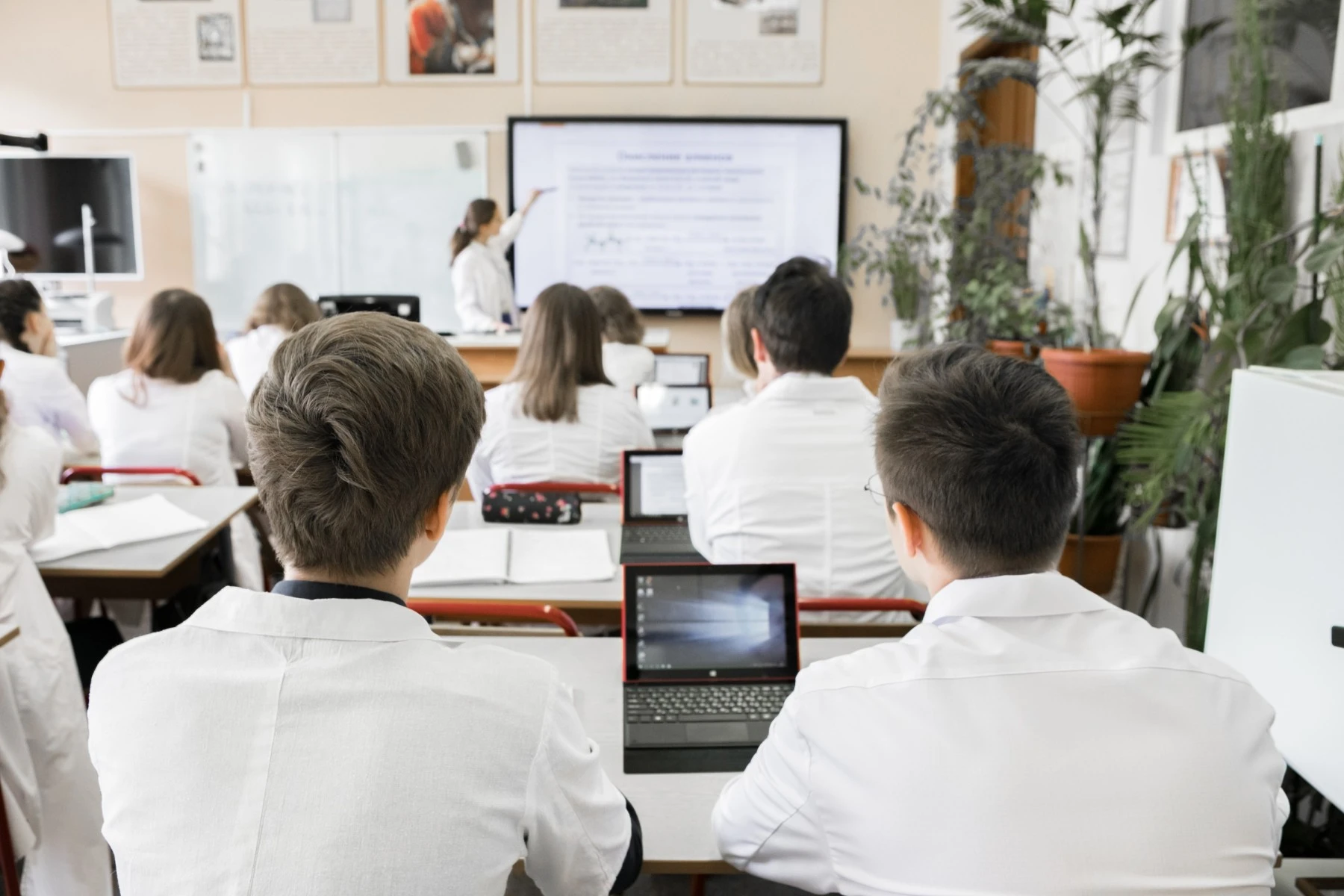 high school class