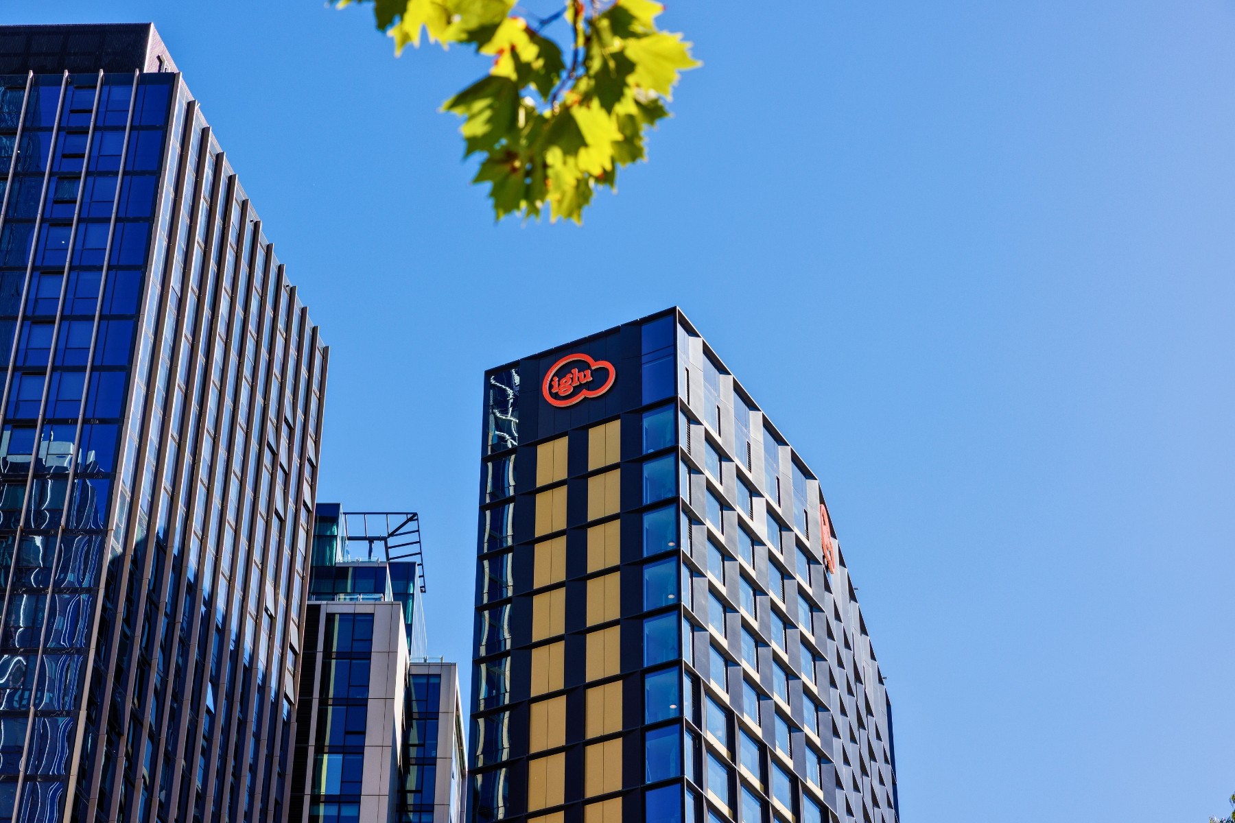 View of purpose-built student accommodation in Melbourne