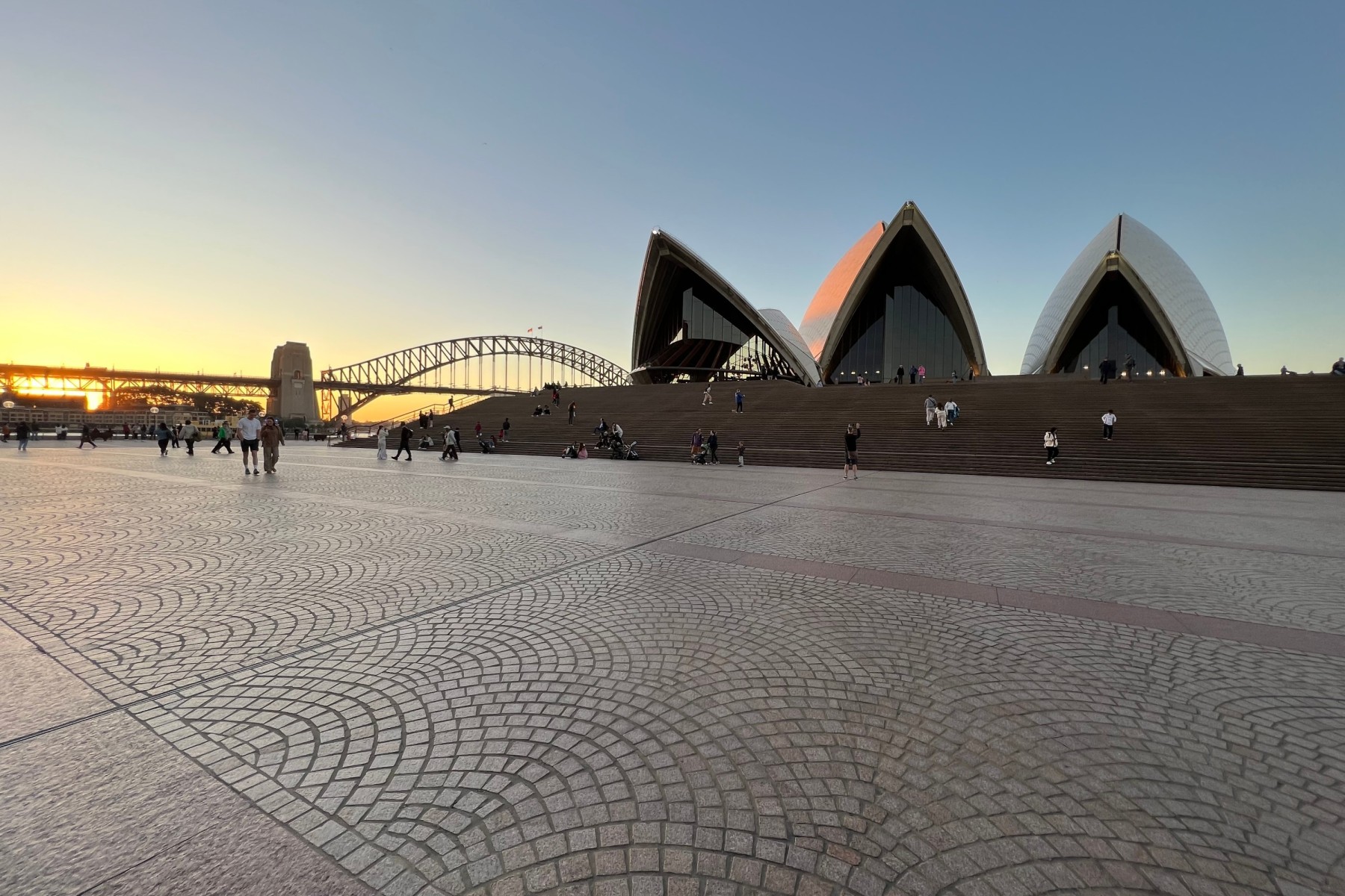 Sydney Opera House and Harbour bridge