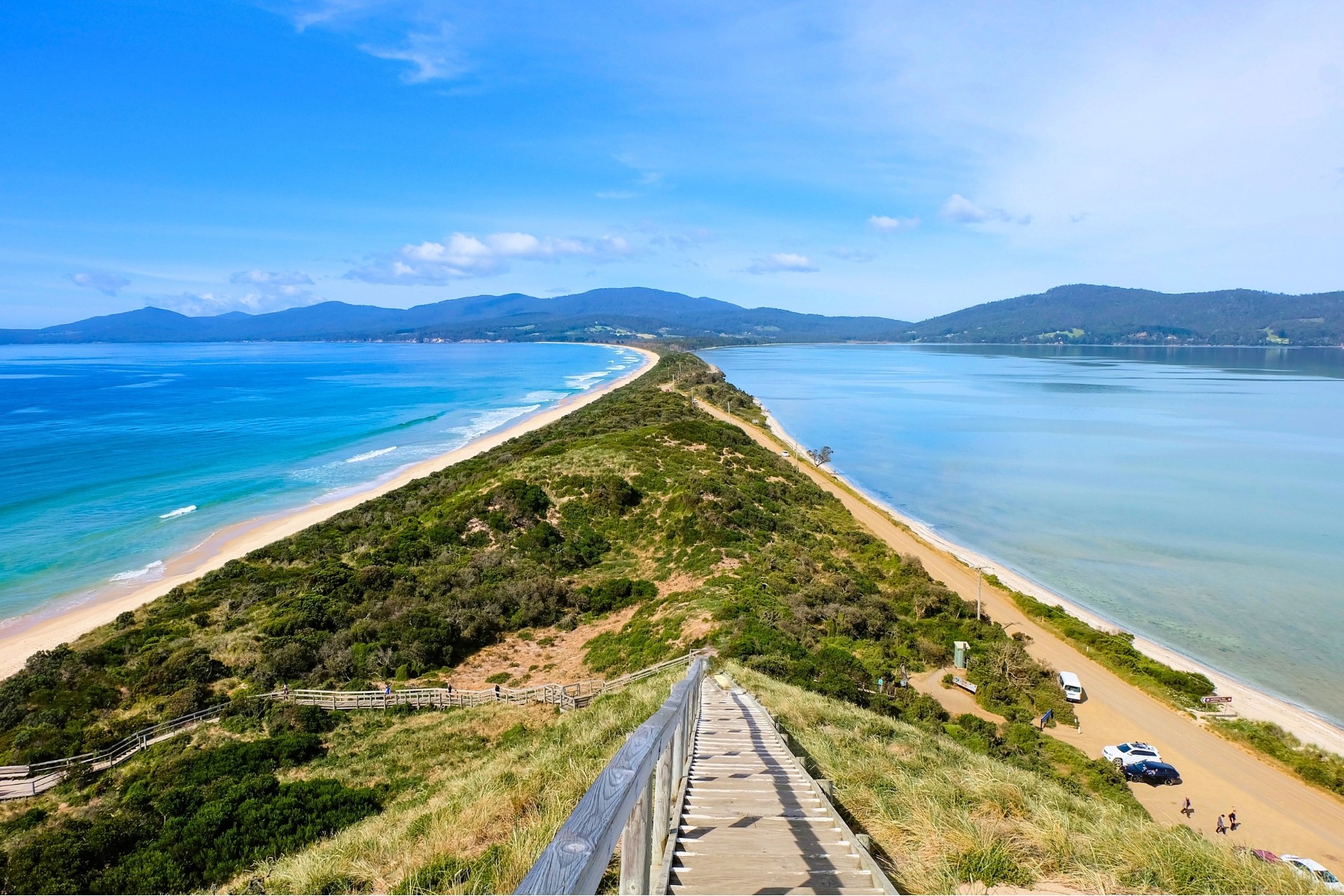 View of The Neck at Bruny Island, Tasmania