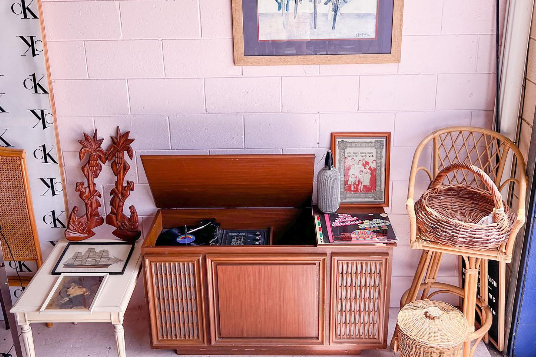 second hand record player