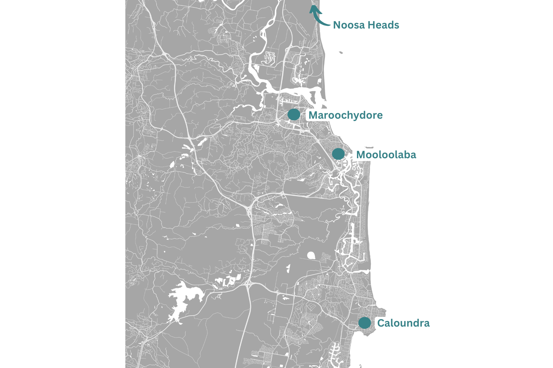 Sunshine Coast traffic spots