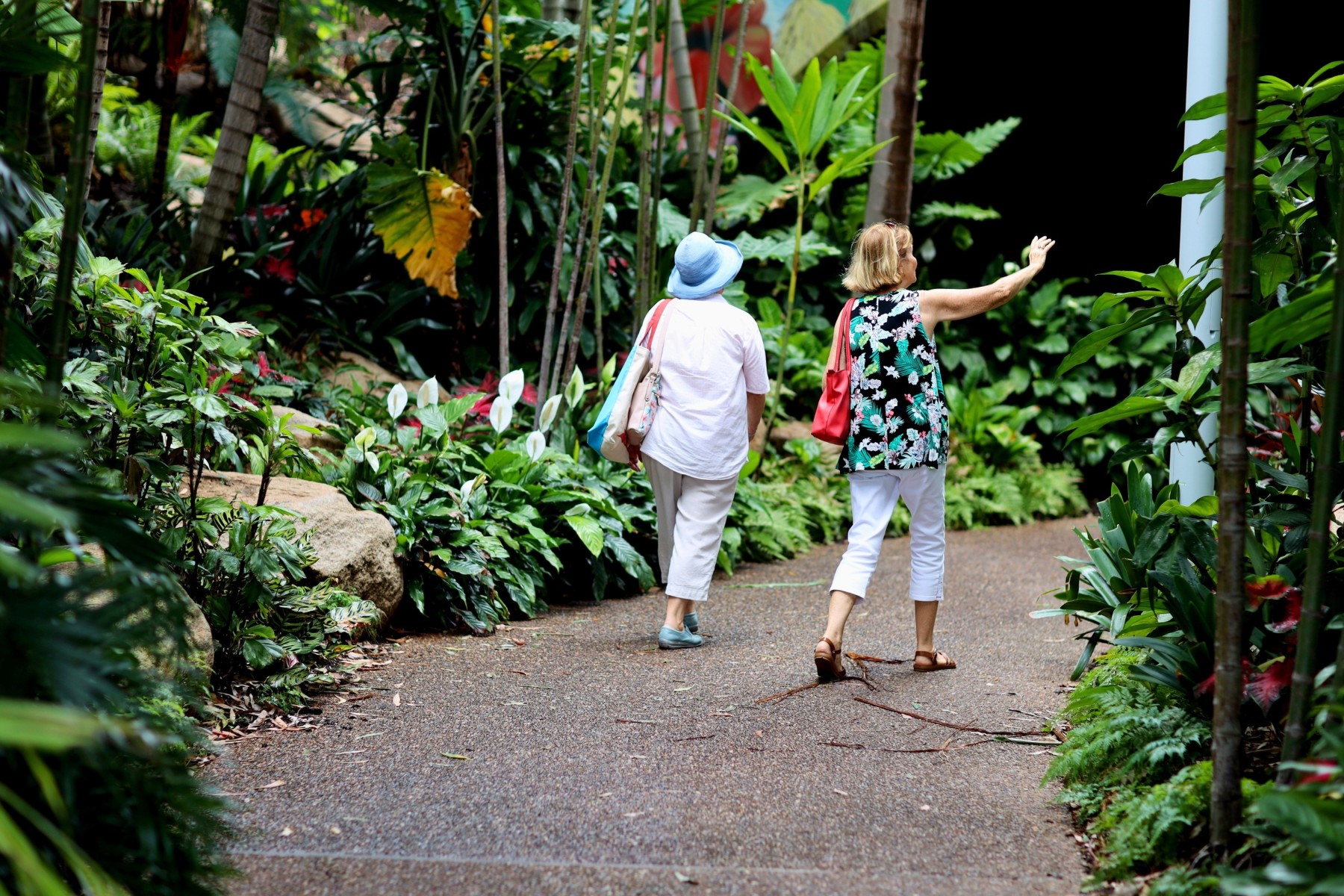 Two women enjoying retirement village life in Brisbane