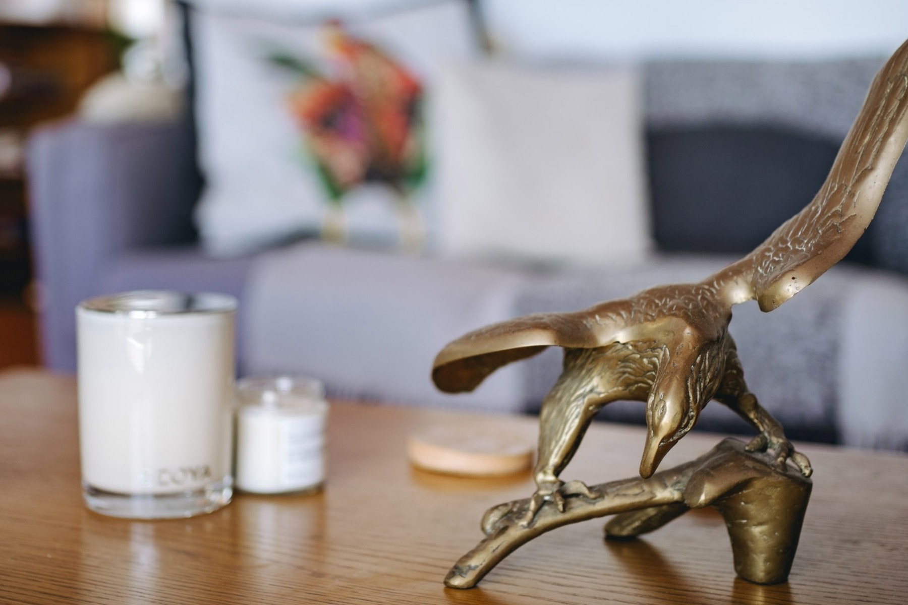 Candles and ornament