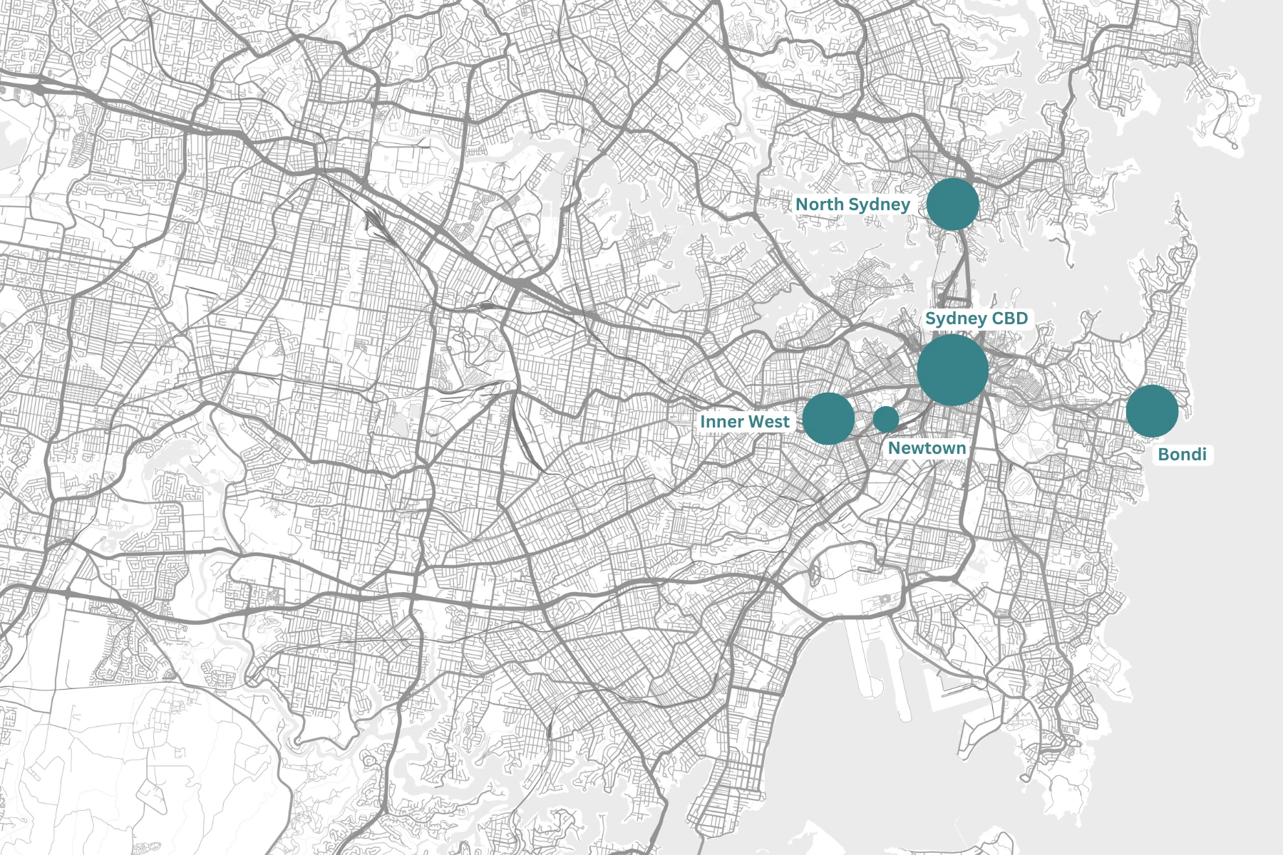 congestion hotspots in Sydney