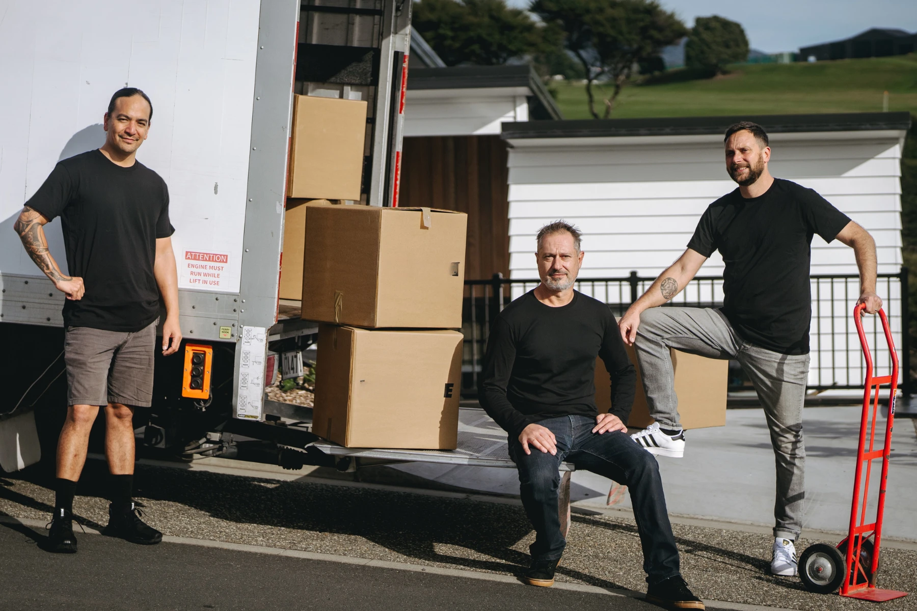 3 removalists with truck